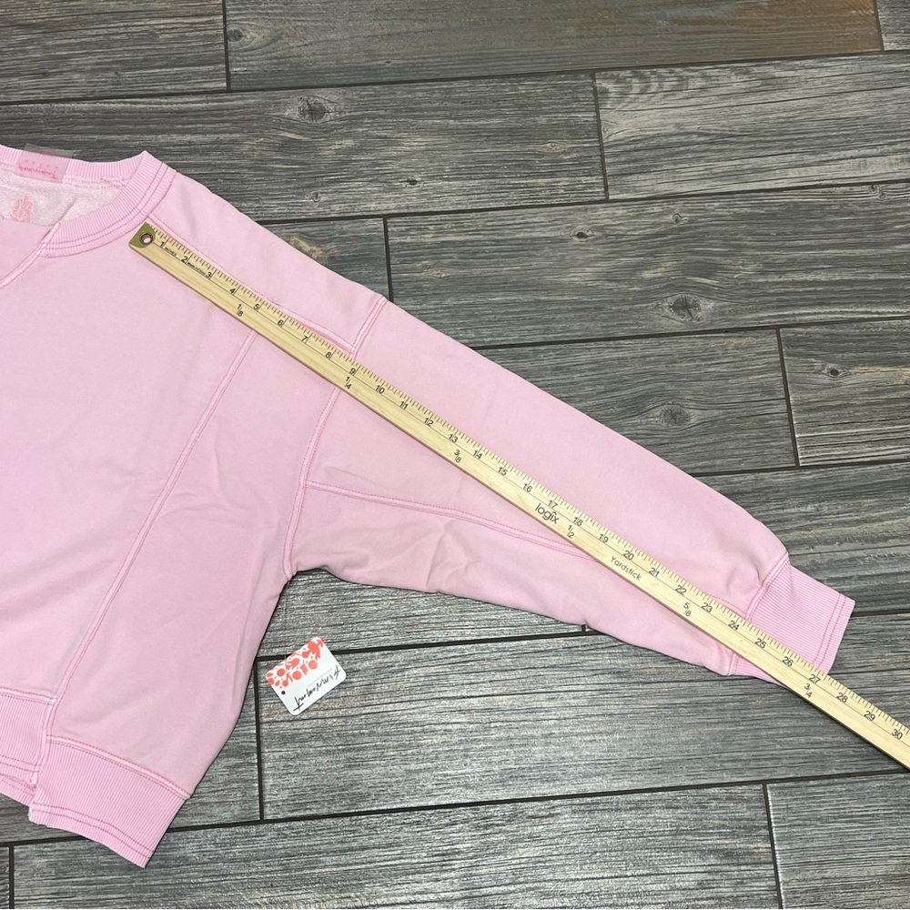 NWT Free People Movement x Hatch Intercept Pullover XS Pink Rose Top Sweatshirt - Picture 12 of 15